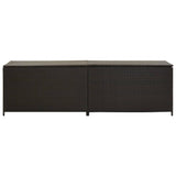 Garden Storage Box Poly Rattan