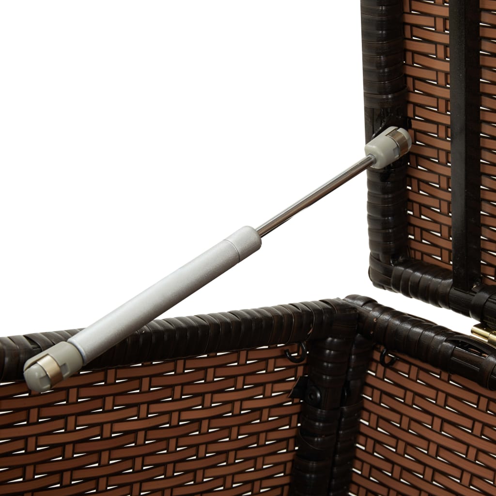 Garden Storage Box Poly Rattan