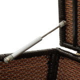 Garden Storage Box Poly Rattan