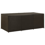 Garden Storage Box Poly Rattan