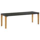 Garden Bench 80 Cm Poly Rattan