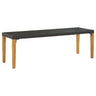 Garden Bench 80 Cm Poly Rattan