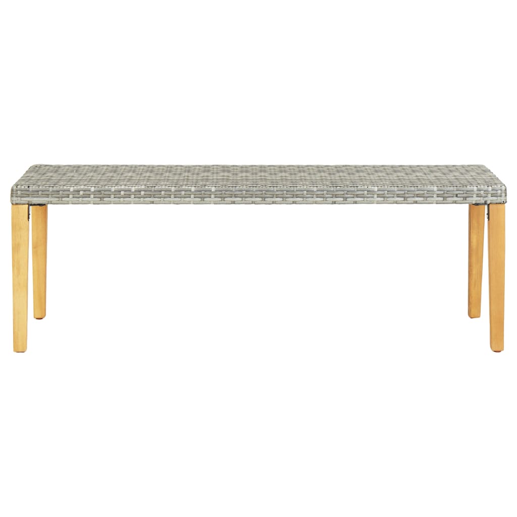 Garden Bench 80 Cm Poly Rattan