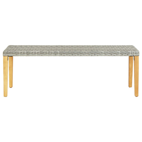 Garden Bench 80 Cm Poly Rattan