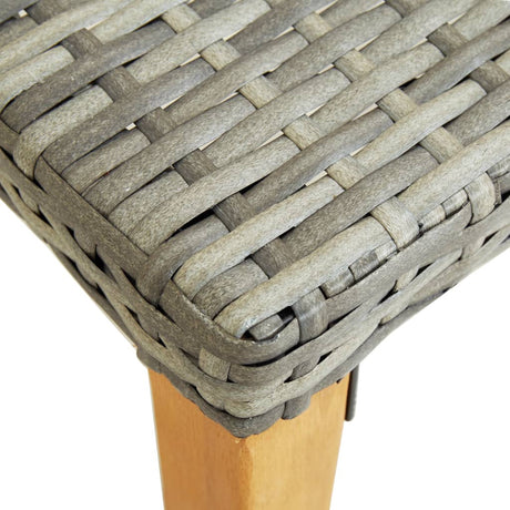 Garden Bench 80 Cm Poly Rattan