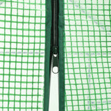 Walk-In Greenhouse With 12 Shelves Steel 143X214X196 Cm