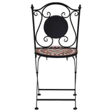 Mosaic Bistro Chairs 2 Pcs Ceramic