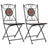 Mosaic Bistro Chairs 2 Pcs Ceramic
