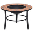 Mosaic Fire Pit 68Cm Ceramic