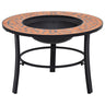 Mosaic Fire Pit 68Cm Ceramic