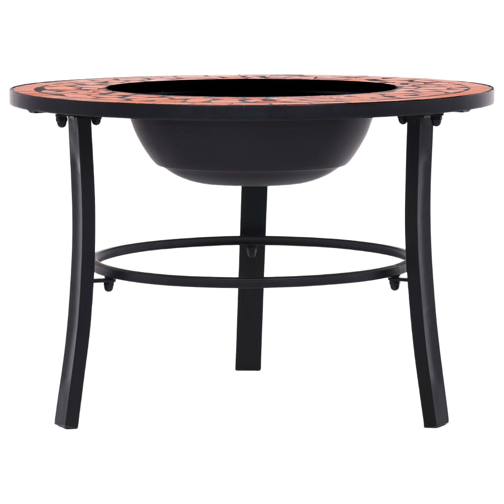 Mosaic Fire Pit 68Cm Ceramic