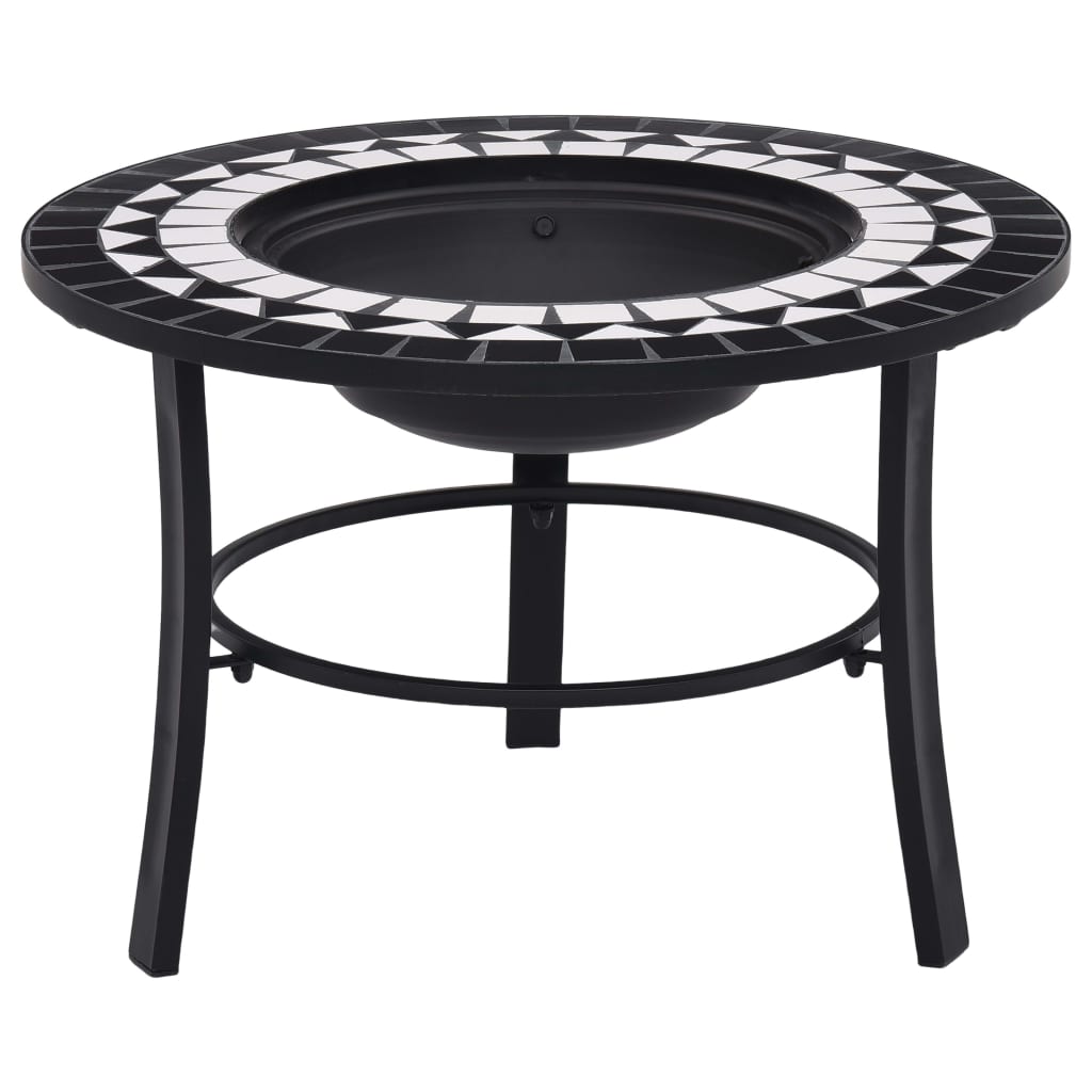 Mosaic Fire Pit 68Cm Ceramic