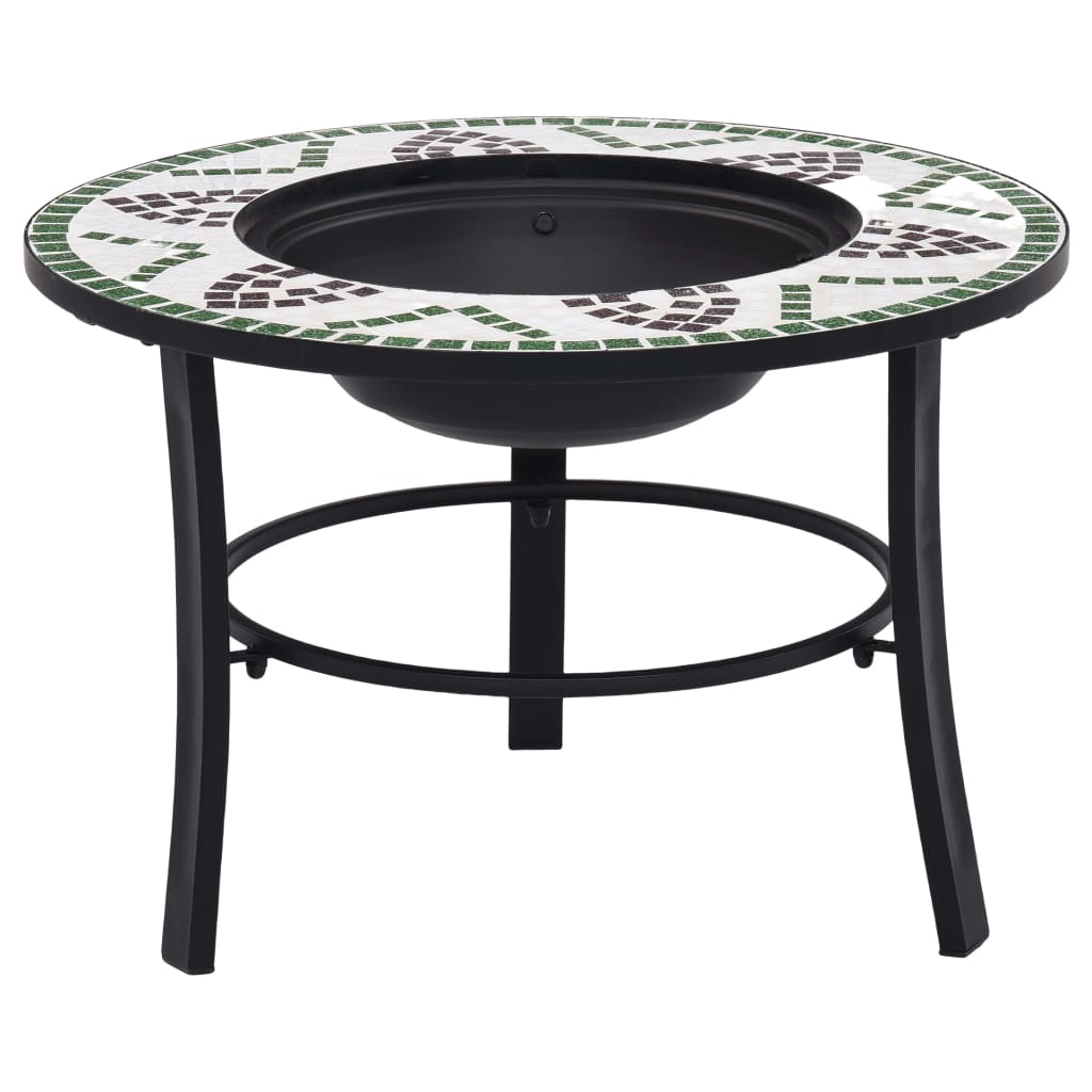 Mosaic Fire Pit 68Cm Ceramic