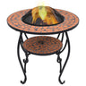Mosaic Fire Pit Table 68 Cm Ceramic