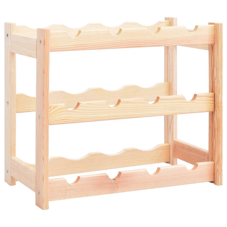 Wine Rack For 30 Bottles Pinewood