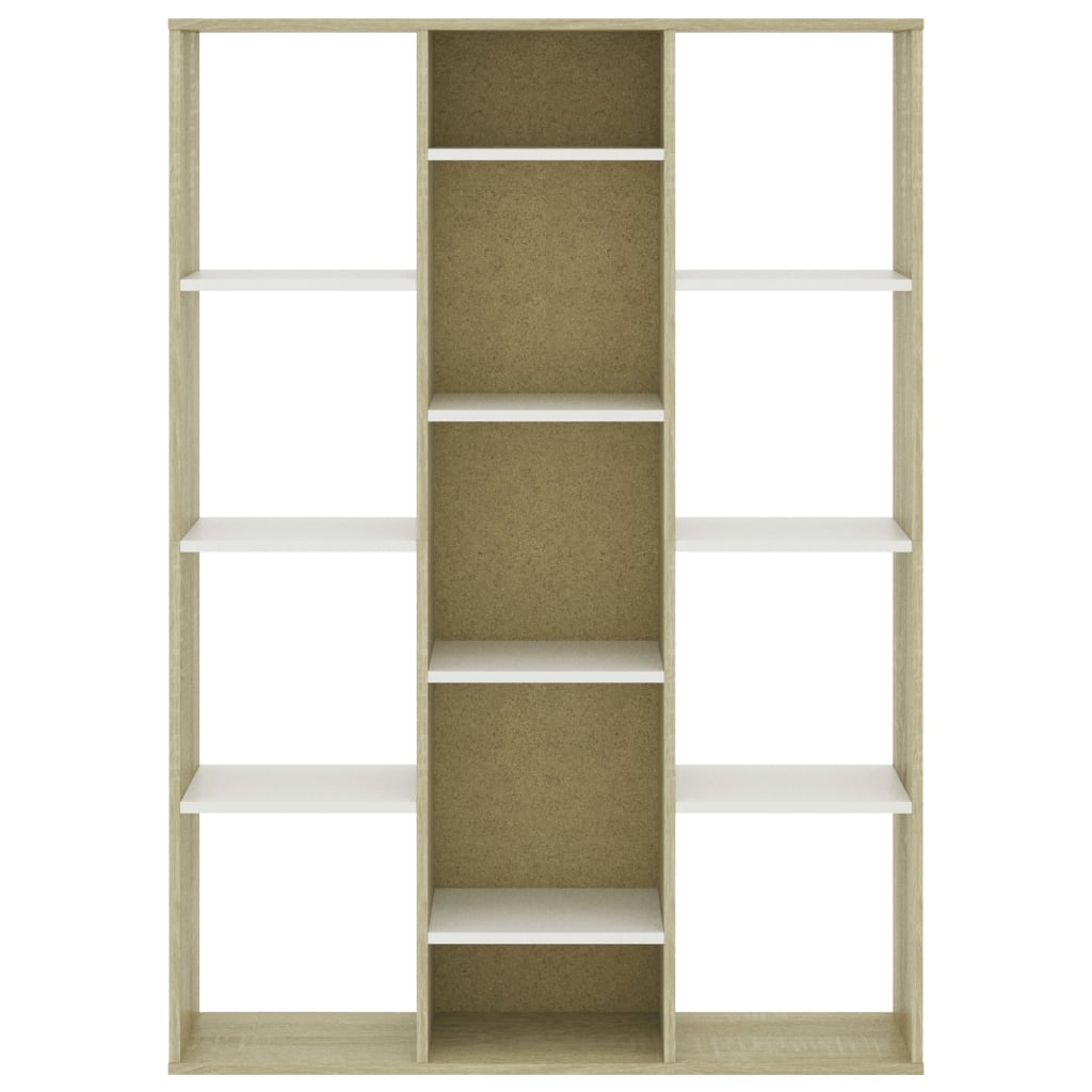 Room Divider/Book Cabinet 100X24X140 Cm Engineered Wood