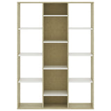 Room Divider/Book Cabinet 100X24X140 Cm Engineered Wood