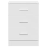 Bedside Cabinets 2 pcs White 38x35x56 cm Engineered Wood