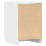 Bedside Cabinets 2 pcs White 38x35x56 cm Engineered Wood