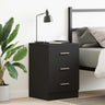 Bedside Cabinet 38X35X56 Cm Engineered Wood