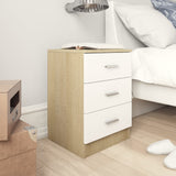 Bedside Cabinet 38X35X56 Cm Engineered Wood