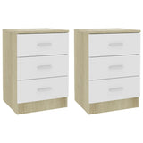 Bedside Cabinet 38X35X56 Cm Engineered Wood