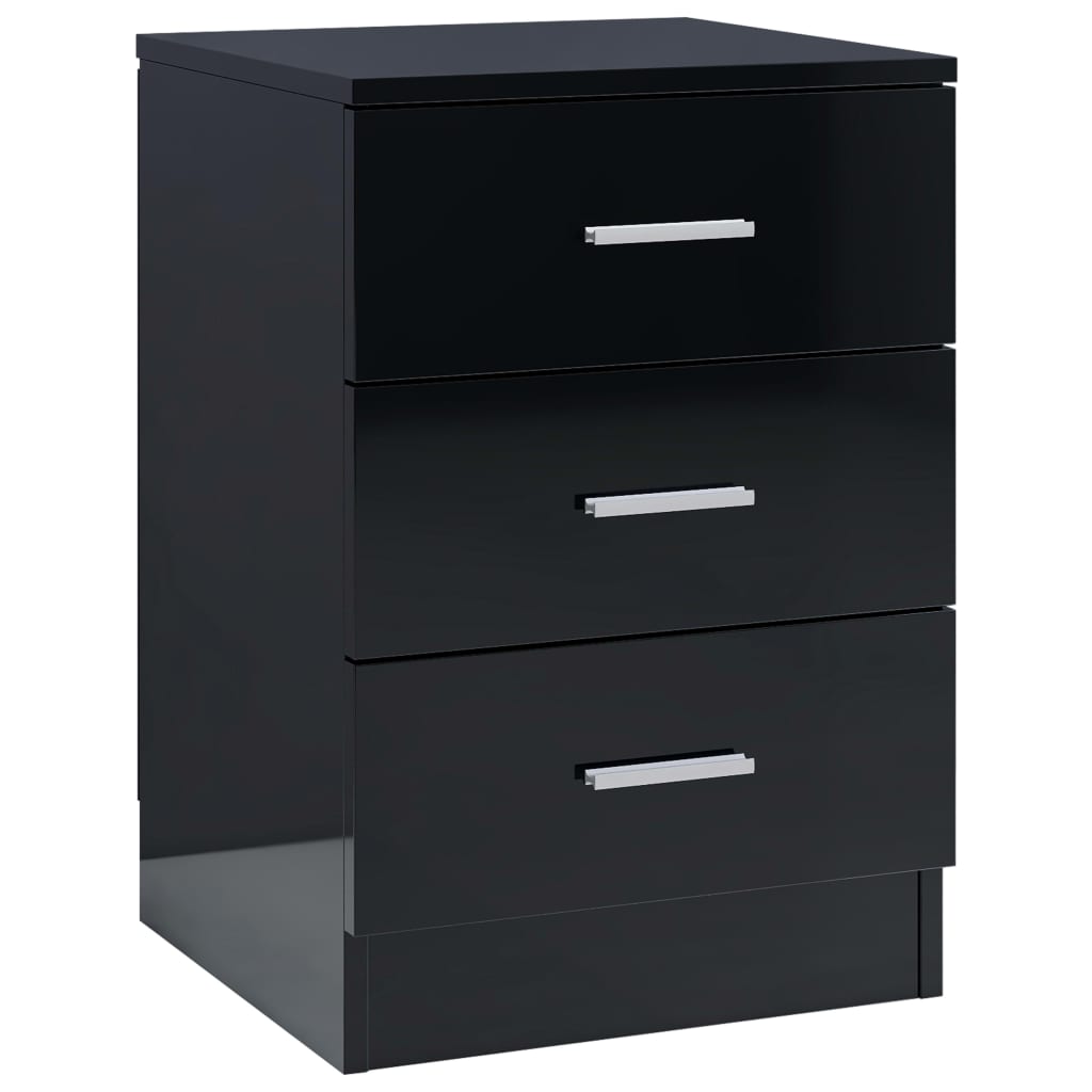 Bedside Cabinet 38X35X56 Cm Engineered Wood