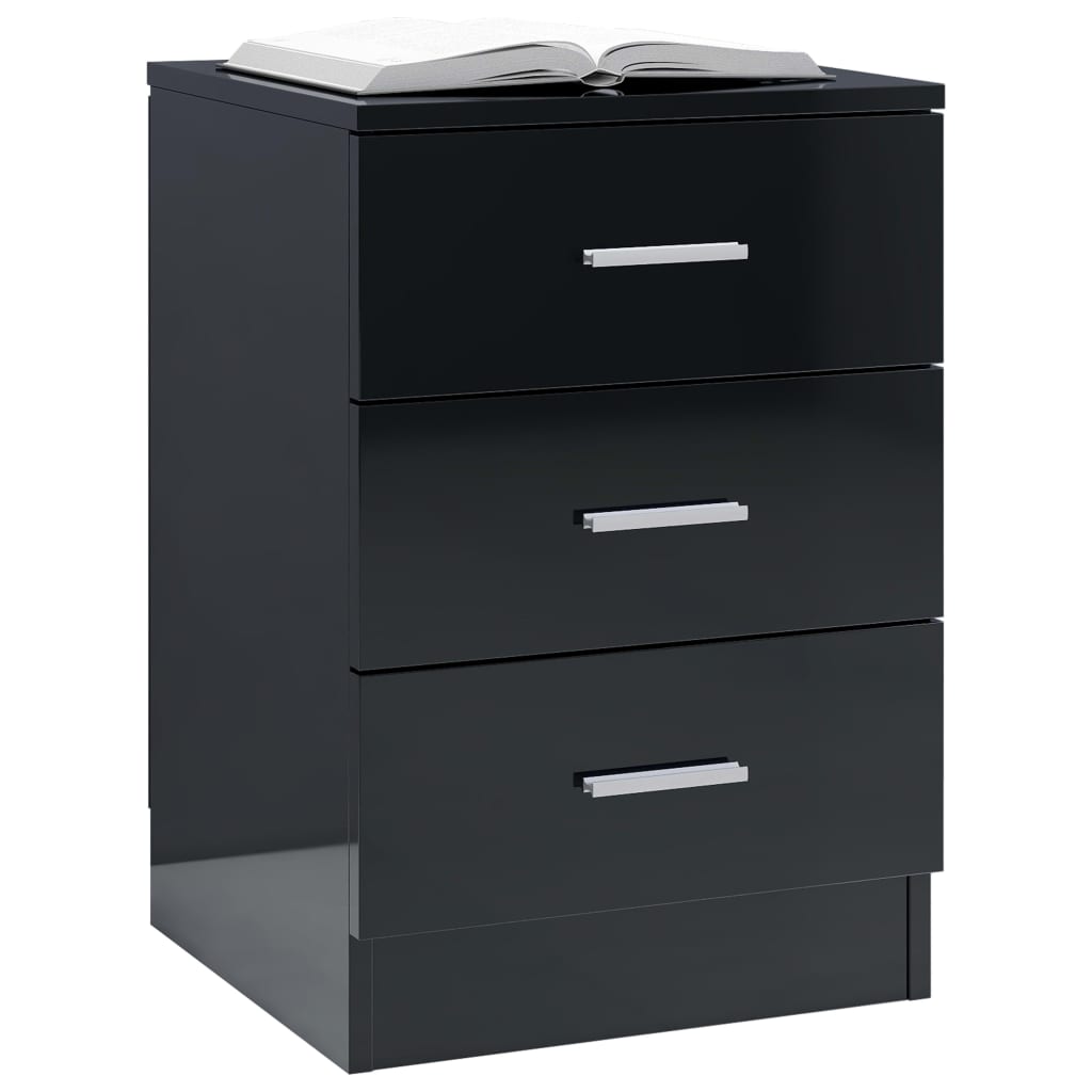Bedside Cabinet 38X35X56 Cm Engineered Wood