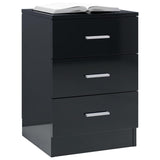 Bedside Cabinet 38X35X56 Cm Engineered Wood