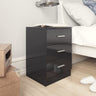 Bedside Cabinet 38X35X56 Cm Engineered Wood