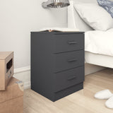 Bedside Cabinet 38X35X56 Cm Engineered Wood