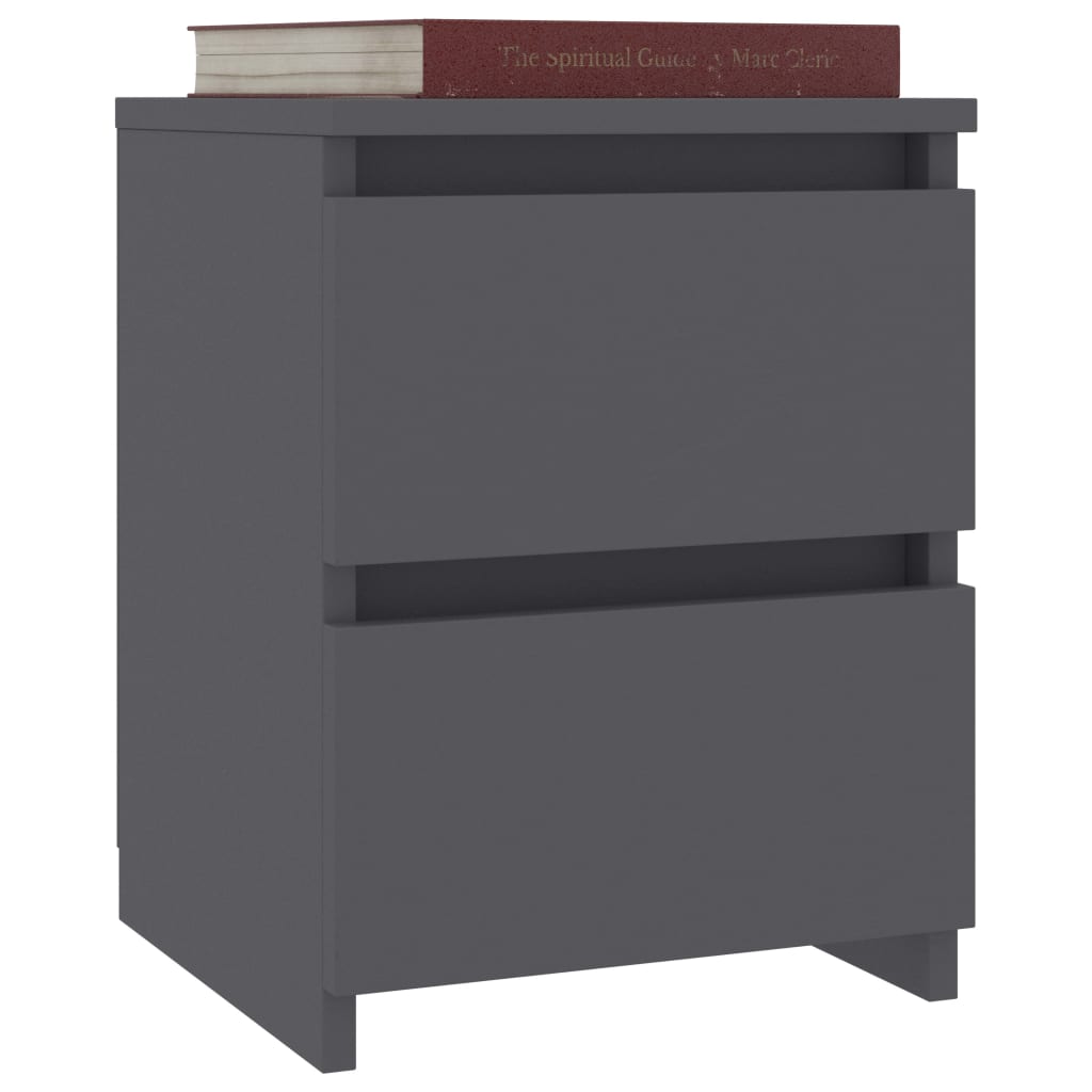 Bedside Cabinet 30X30X40 Cm Engineered Wood