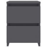 Bedside Cabinet 30X30X40 Cm Engineered Wood