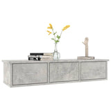 Wall-Mounted Drawer Shelf 88X26X18.5 Cm Engineered Wood