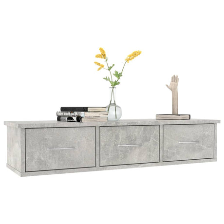 Wall-Mounted Drawer Shelf 88X26X18.5 Cm Engineered Wood