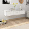 Wall-Mounted Drawer Shelf 88X26X18.5 Cm Engineered Wood