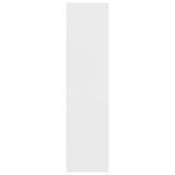 Wardrobe White 100x50x200 cm Engineered Wood