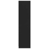 Wardrobe Black 100x50x200 cm Engineered Wood