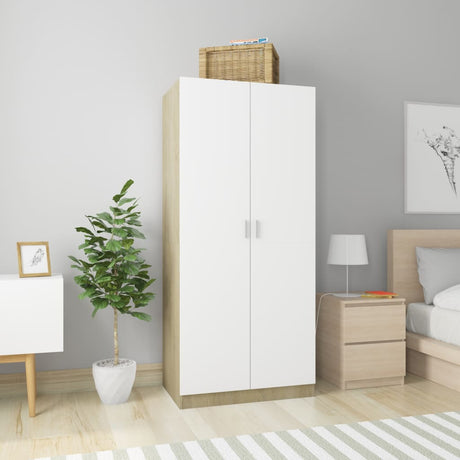 Wardrobe 80X52X180 Cm Engineered Wood