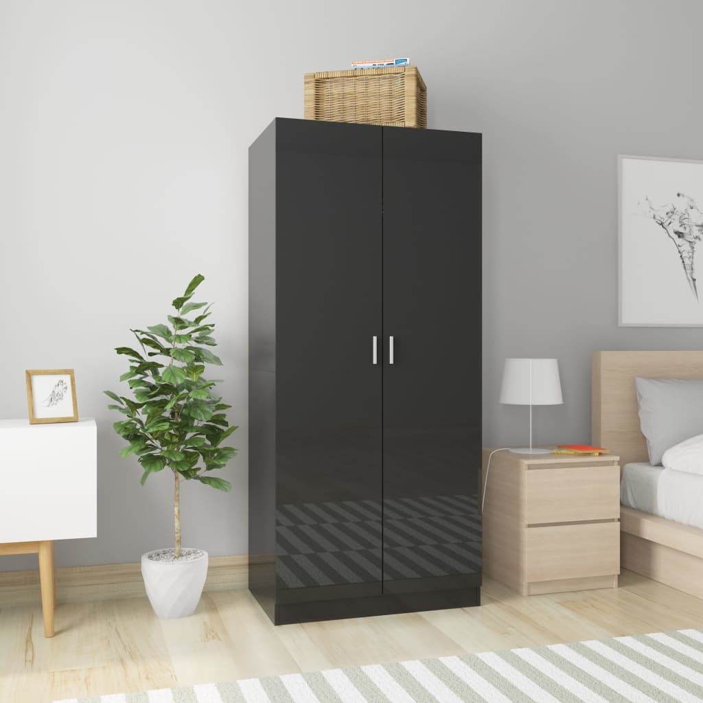Wardrobe 80X52X180 Cm Engineered Wood