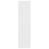 Wardrobe White 90x52x200 cm Engineered Wood