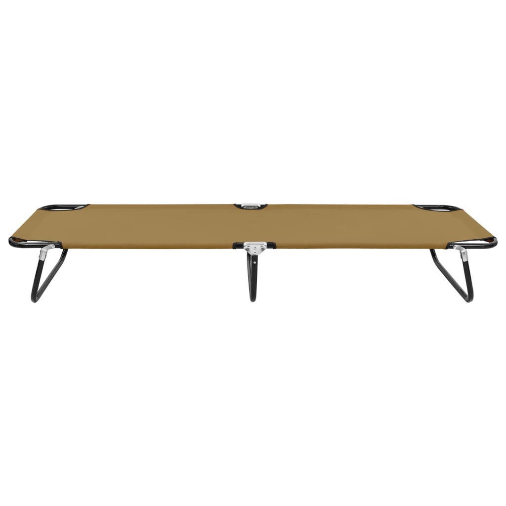 Folding Sun Lounger Steel