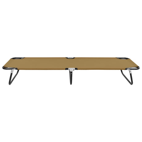Folding Sun Lounger Steel