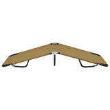 Folding Sun Lounger Steel