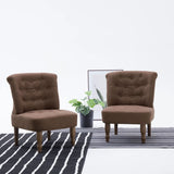 French Chairs 2 Pcs Fabric