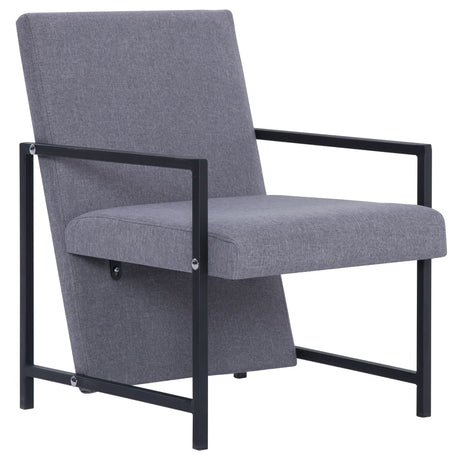 Armchair With Chrome Feet Fabric