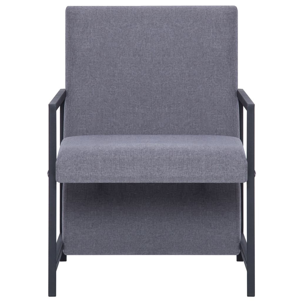 Armchair With Chrome Feet Fabric