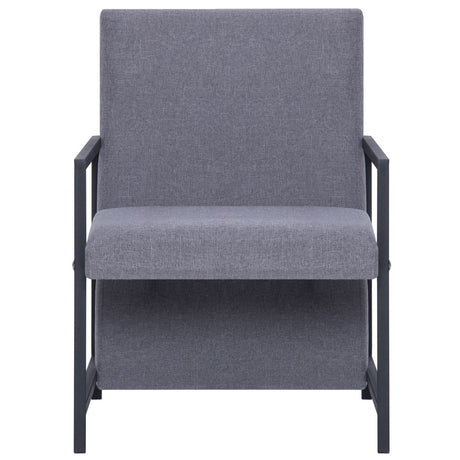 Armchair With Chrome Feet Fabric