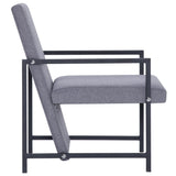 Armchair With Chrome Feet Fabric