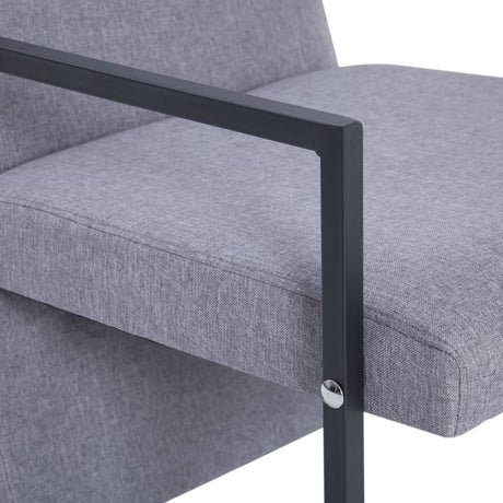 Armchair With Chrome Feet Fabric